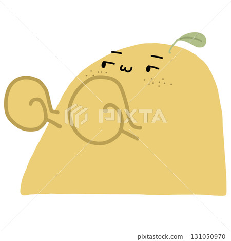 illustration of a cartoon lemon 131050970