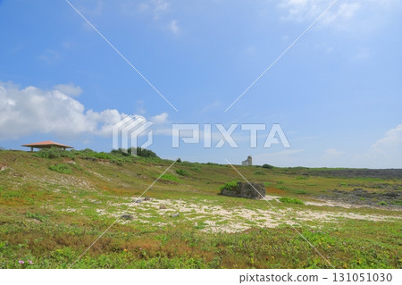 波照間島最南端廣場的壯麗景色 波照間島最南端廣場的壯麗景色 131051030