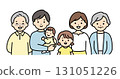 happy family illustration material 131051226