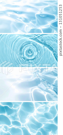 抽像水面背景材質、鳥瞰波紋紋理、光澤漸變 抽像水面背景材質、鳥瞰波紋紋理、光澤漸變 131051253