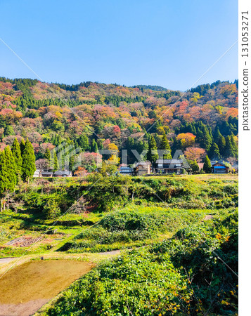 Country landscape in autumn 131053271