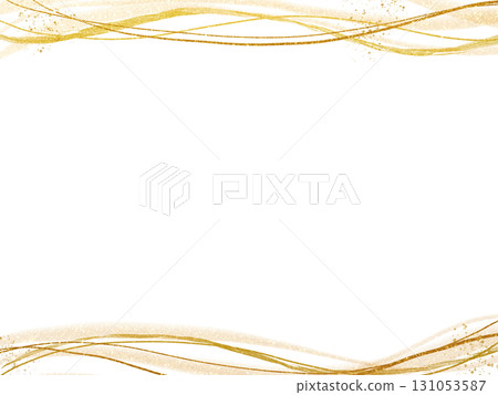 帶有中央標題空間的金色背景 131053587