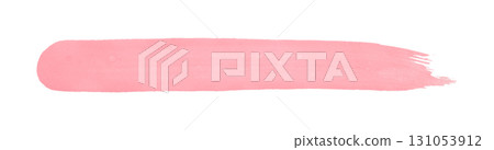 pink watercolor background. Artistic hand paint. Isolated on transparent background. 131053912