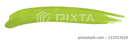 green watercolor background. Artistic hand paint. Isolated on transparent background. 131053920