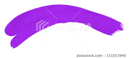 Abstract purple watercolor background. Hand drawn artistic style. Isolated on transparent background. 131053940