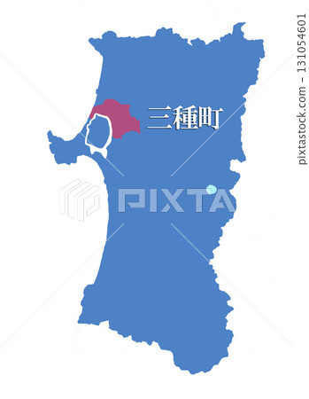 Akita Prefecture, Yamamoto District, Mitane Town 131054601