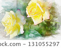 水彩花圖 131055297