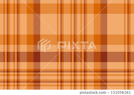 plaid background check fabric texture brown color gingham vector seamless pattern cloth illustration 131056161