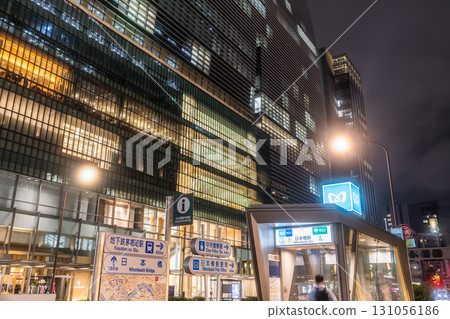 東京：日本橋街夜景 131056186