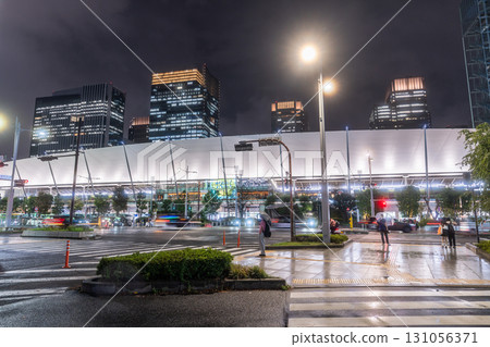 東京車站和八重洲市夜景 131056371
