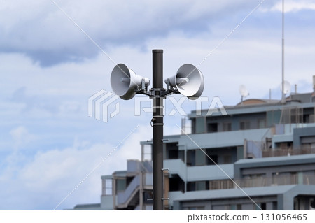 Disaster prevention administration wireless outdoor loudspeaker 131056465