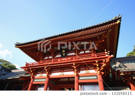 The main shrine (Upper Shrine) of Tsurugaoka Hachimangu Shrine in Kamakura 131056515