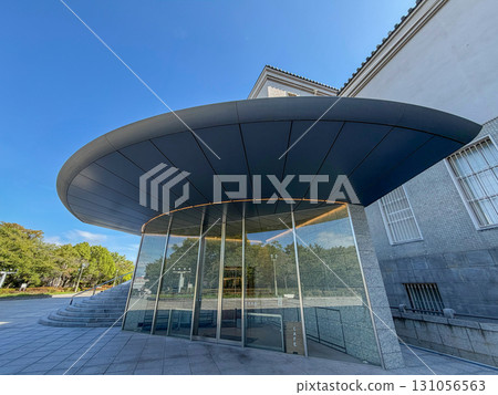 Osaka Municipal Museum of Fine Arts and blue sky 131056563