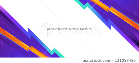 Modern and Abstract Background in Colorful and Vibrant Gradient Color with Halftone Effect. Suitable for Sport, Music, and Event Banner Design Modern and Abstract Background in Colorful and Vibrant Gradient Color with Halftone Effect. Suitable for Sport, Music, and Event Banner Design 131057486