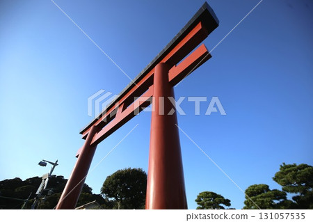 鎌倉鶴岡八幡宮第三鳥居 鎌倉鶴岡八幡宮第三鳥居 131057535