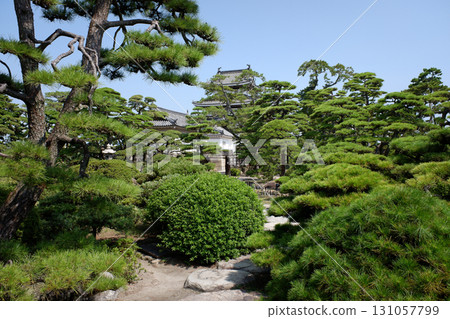 Kagawa Prefecture, Takamatsu Castle Ruins, Hiunkaku Garden and Tsukimi Turret Kagawa Prefecture, Takamatsu Castle Ruins, Hiunkaku Garden and Tsukimi Turret 131057799