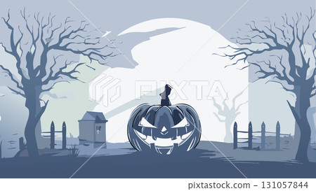  萬聖節背景圖 131057844