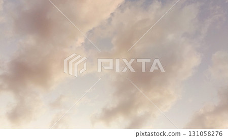 Pastel Cloudscape minimal photograph in peach beiges evoking calm with copy space Pastel Cloudscape minimal photograph in peach beiges evoking calm with copy space 131058276