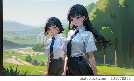 Country high school girl Country high school girl 131058292