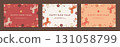 2026 Year of the Horse New Year's Card Templates (Set of 3) Horse and Motif Illustrations 131058799