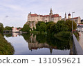 Sigmaringen, Germany - located in the Black Forest, very close to the source of the river Danube, Sigmaringen is famous for its Medieval fortress 131059621