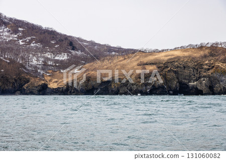 coast of Babya bay of Pacific ocean on spring coast of Babya bay of Pacific ocean on spring 131060082