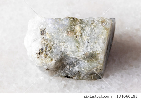 sample of rough gray labradorite rock on white sample of rough gray labradorite rock on white 131060185