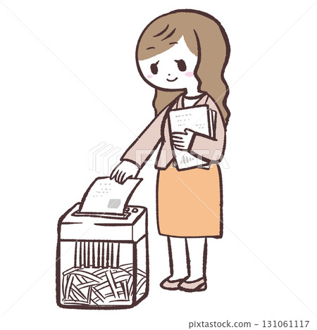 一名婦女撕碎的插圖 131061117