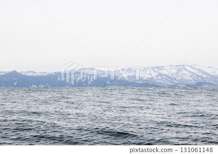 water and coast of Avacha bay in Pacific ocean 131061148