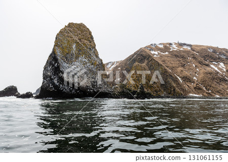 rocks of Starichkov island in Avacha bay 131061155