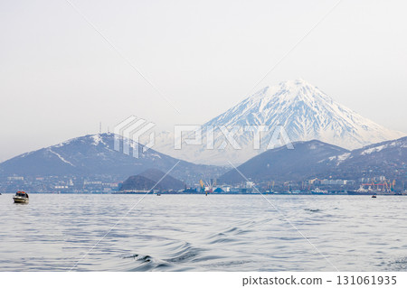 Koryaksky sopka and Petropavlovsk-Kamchatsky Koryaksky sopka and Petropavlovsk-Kamchatsky 131061935