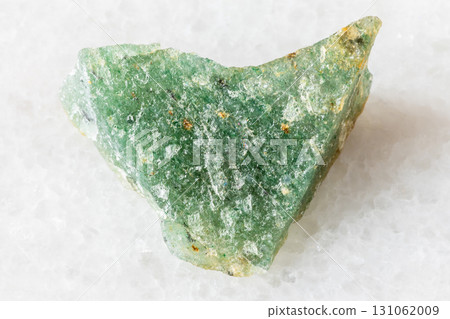 sample of raw green aventurine rock on white sample of raw green aventurine rock on white 131062009