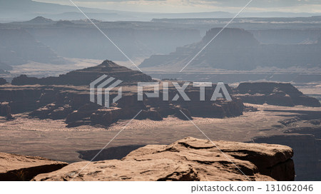 Dramatic canyon landscape in Canyonlands National Park, Utah, USA 131062046