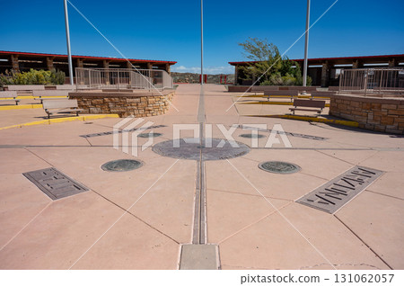 Four Corners Monument, the quadripoint in the Southwestern United States 131062057