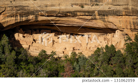 Cliff Palace at Mesa Verde National Park, Historical landmark in Colorado, USA. Cliff Palace at Mesa Verde National Park, Historical landmark in Colorado, USA. 131062059