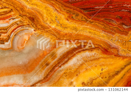 polished surface of banded calcite onyx rock polished surface of banded calcite onyx rock 131062144