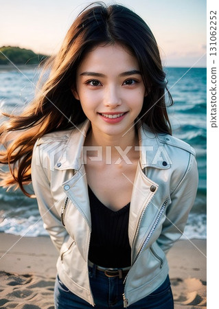 美麗的女人與秋天的落葉 美麗的女人與秋天的落葉 131062252