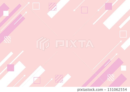 Pink diagonal geometric colorful background illustration pop geometric vector 131062554
