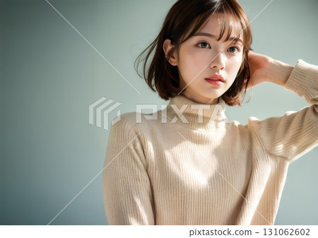 年輕的女士的肖像 131062602