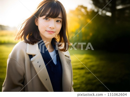 年輕的女士的肖像 131062604