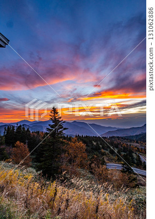 Shibu Pass at dusk 131062886