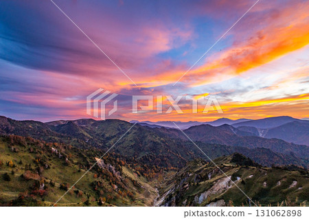 Shibu Pass at dusk 131062898