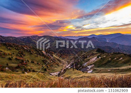 Shibu Pass at dusk 131062909