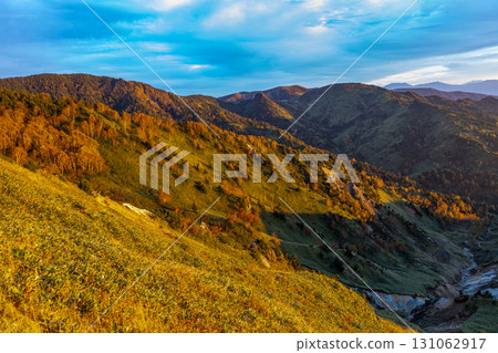 Shibu Pass at dusk Shibu Pass at dusk 131062917