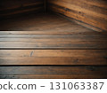 Space of a vintage wooden desk, wooden floor and wall, old wooden with a soft mood. 131063387