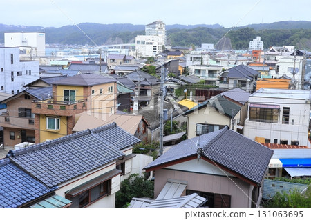 Katsuura Fishing Port as seen from Tomisaki Shrine Katsuura Fishing Port as seen from Tomisaki Shrine 131063695