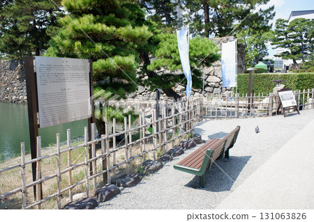 Water gate at Takamatsu Castle ruins, Kagawa Prefecture 131063826
