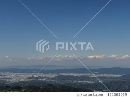 十月從和歌山縣大石高原眺望和歌山市 十月從和歌山縣大石高原眺望和歌山市 131063959