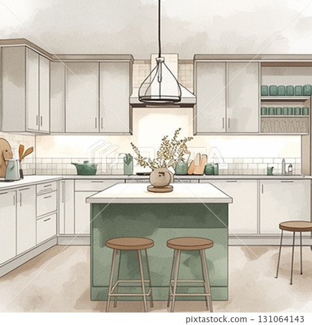 Stylish kitchen interior design Stylish kitchen interior design 131064143