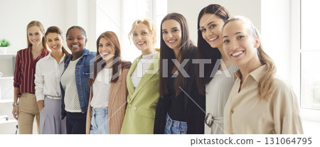 Portrait Of Diverse Women Team In Office 131064795